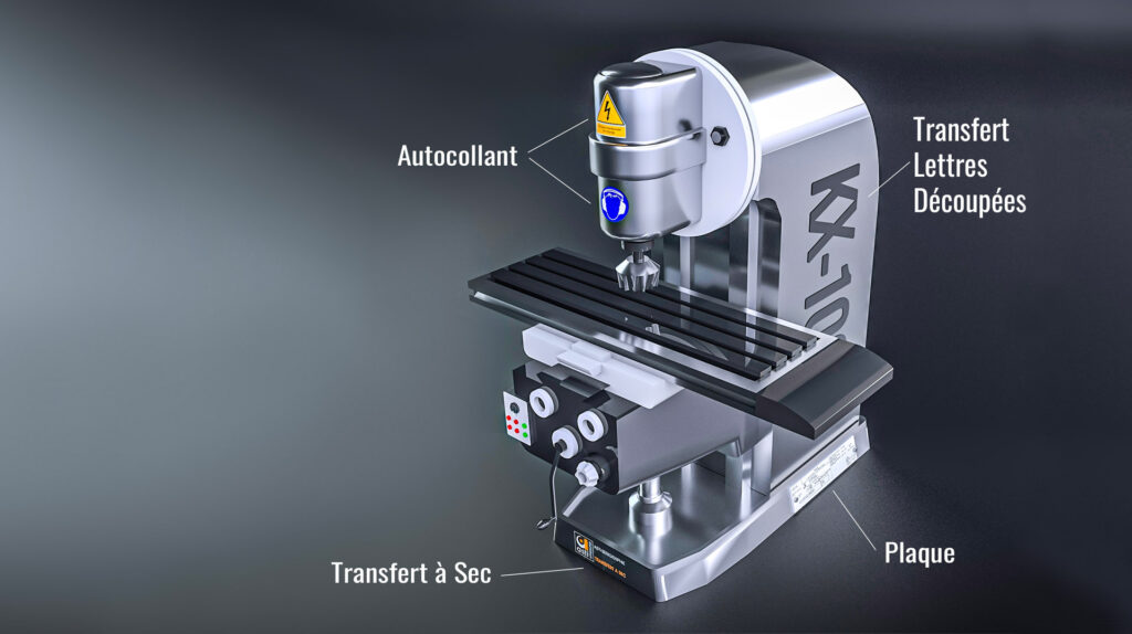 Marquage technique avec ASTI Sérigraphie à Péronnas dans l’Ain (01)